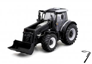 Valtra . Tracteur avec chargeuse -  friction 1/43