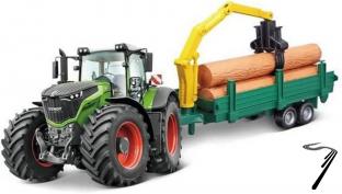 Fendt . Tracteur avec remorque -  friction 1/43