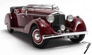 Bentley . L Vanden Plas Tourer  Marron Noir 1/18