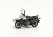 Divers MZ 250 Side-car argent / noir  1/87