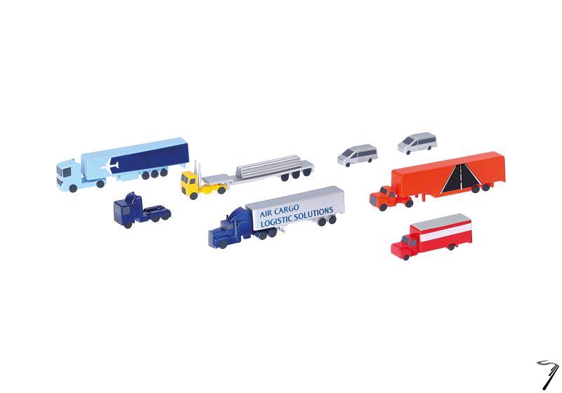 Divers . Set de Camions et Vans  1/500