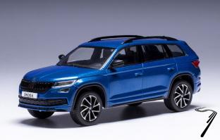 Skoda . Bleu Sportline 1/43