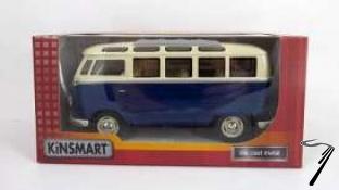 Volkswagen . Bus bleu 1/24