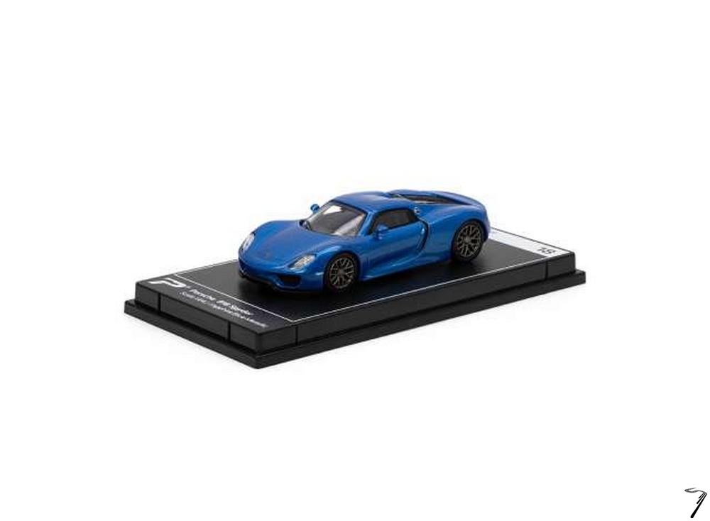 Porsche 918 Spyder bleu Spyder bleu 1/64