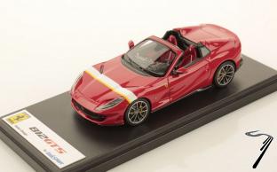 Ferrari 812 GTS Spider Rouge Course - bande jaune GTS Spider Rouge Course - bande jaune 1/43