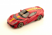 Ferrari 812 Compétition Rouge course Bande jaune Compétition Rouge course Bande jaune 1/43