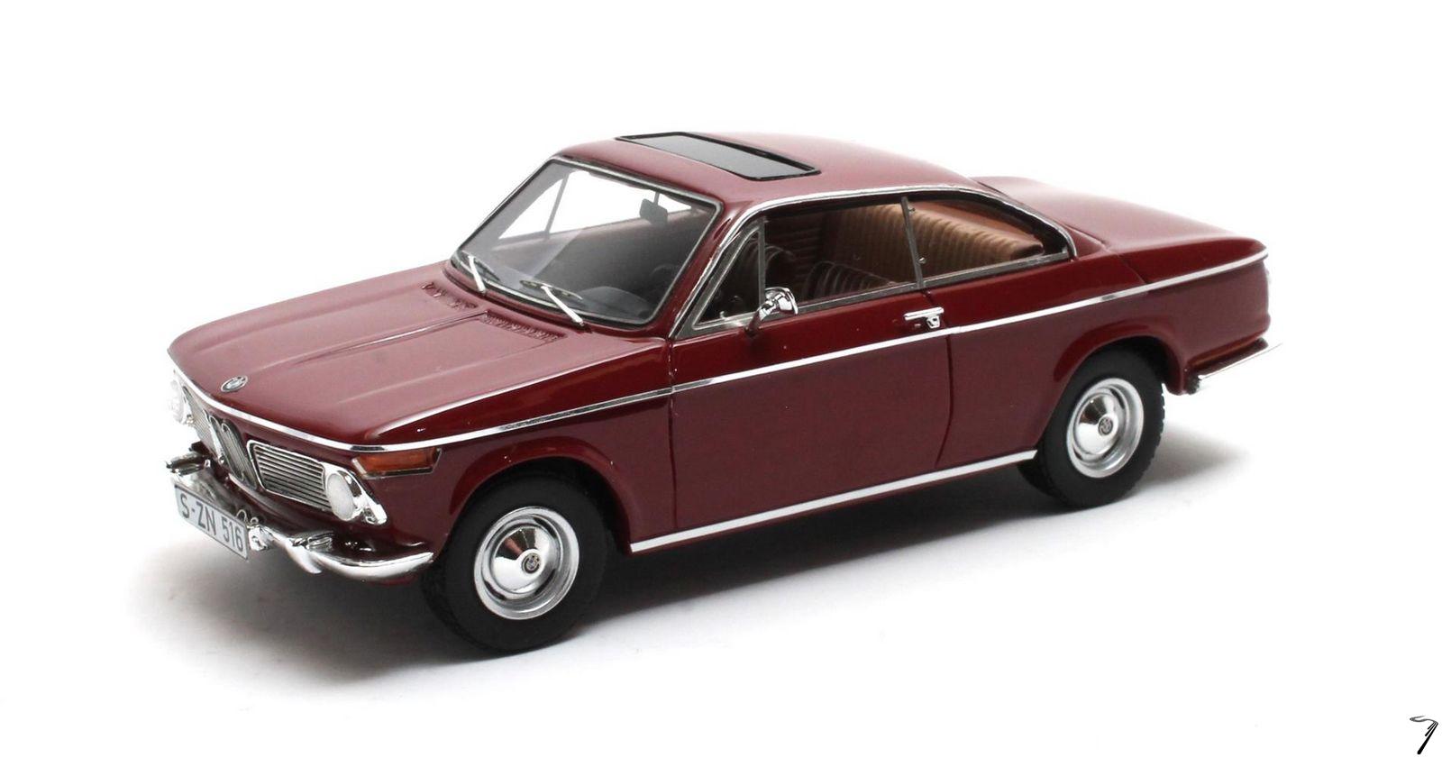 BMW 1600-2  Baur Coupe Rouge -2  Baur Coupe Rouge 1/43