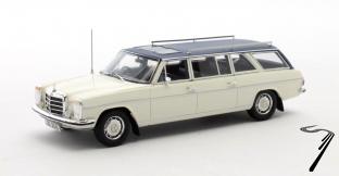 Mercedes . LWB Crayford Estate blanc 1/43