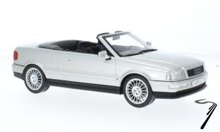 Audi . Cabriolet D argent 1/18