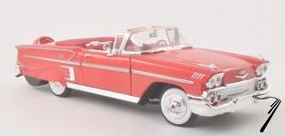 Chevrolet . cabriolet rouge 1/18