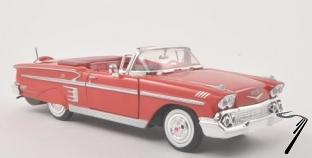 Chevrolet . cabriolet rouge 1/24