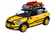 Mini . S Countryman Jaune Noir avec galerie de toit 1/24