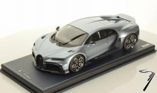 Bugatti Chiron Profile Bleu Royale Argent Atlantique Profile Bleu Royale Argent Atlantique 1/18