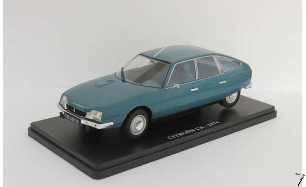 Citroen . Bleu - sans bote vitrine 1/24