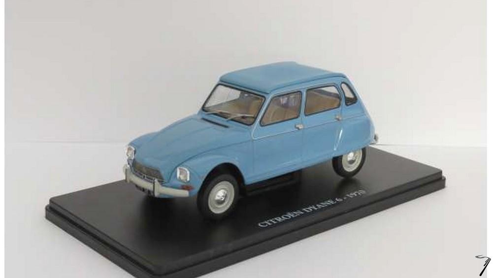 Citroen . 6 Bleu - sans bote vitrine 1/24