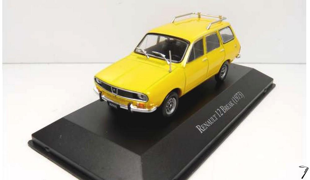 Renault . Breack Jaune - sans bote vitrine 1/43