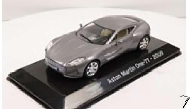 Aston Martin One 77 grise - sans bote vitrine Grise - sans bote vitrine 1/43