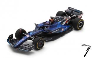 Williams FW45 - 9eme GP USA Austin - Dco drapeau US  1/43