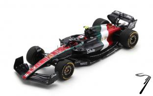 Alfa Romeo C43 GP Italie - Dco drapeau Italien  1/43