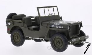 Jeep . U.S. Army 1/18