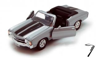 Chevrolet . SS 54 cabriolet argent 1/24