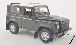 Land Rover . vert/blanc 1/24