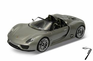 Porsche 918 cabriolet gris cabriolet gris 1/24