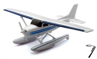 Divers . Cessna 172 Skyhawk hydravion 1/42