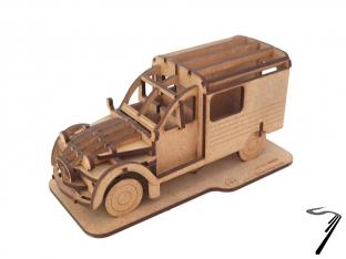 2cv miniature en bois